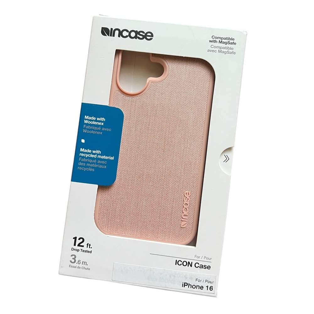 Incase ICON Case for iPhone 16 in Blush Pink NIB